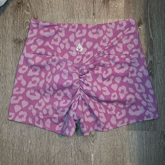 RYDERWEAR | Cheetah Print Shorts | Size Small - Picture 2 of 3